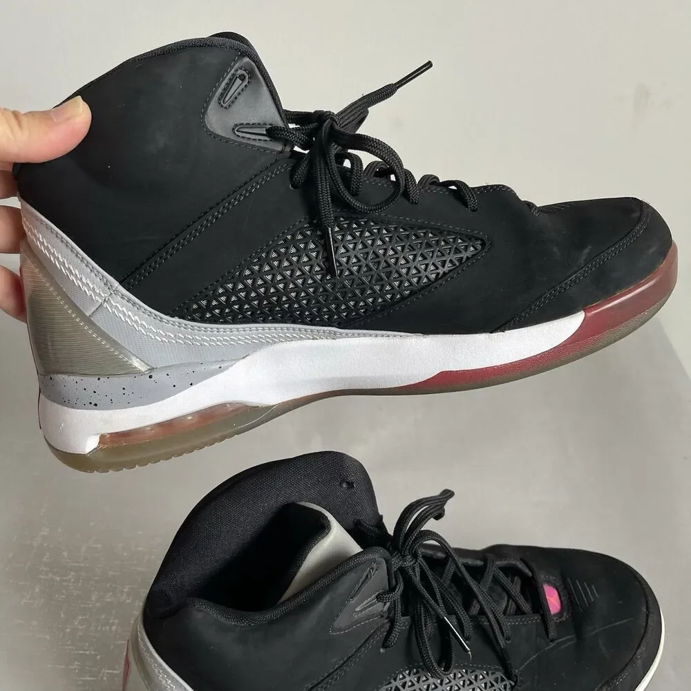 Nike Air Jordan Flight Remix 679680-081 Men's Basketball Shoes Black Size 10.5 M